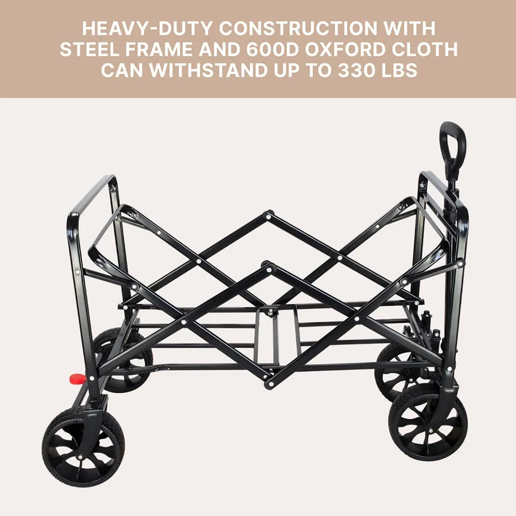 Camping Wagon Cart, Foldable Cart With Wheels  |  “Scouter” by Owleys - View 3