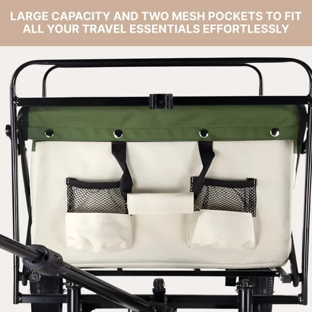 Camping Wagon Cart, Foldable Cart With Wheels  |  “Scouter” by Owleys in detail - image 6 (product view)