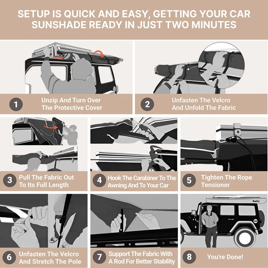 270 Degree Car Awning  |  “Panorama” by Owleys - View 9