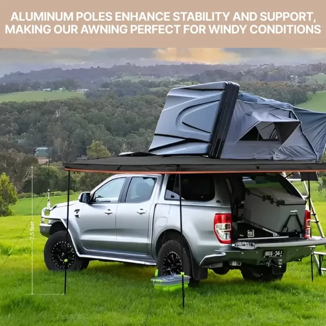 Detailed look at 270 Degree Car Awning  |  “Panorama” by Owleys - image 4 (product view)