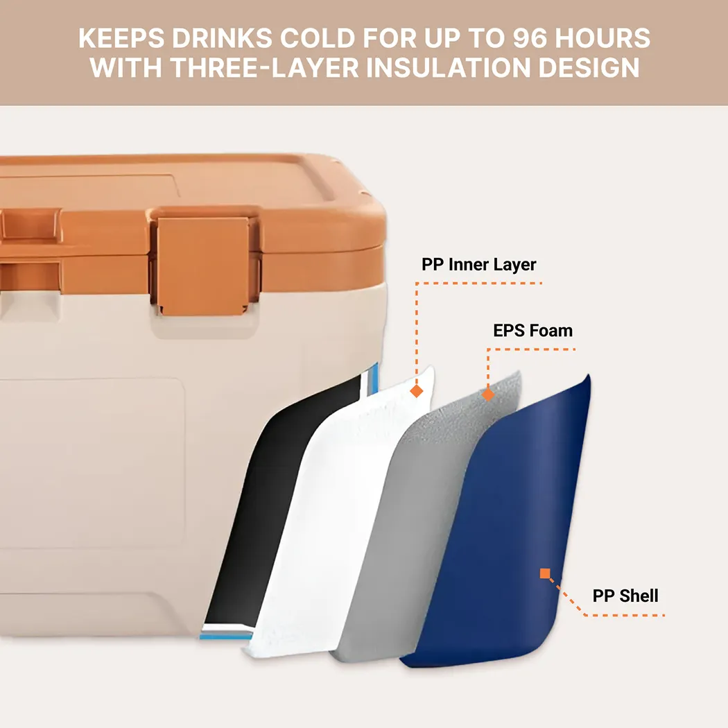 Detailed look at Ice Chest, Camping Ice Cooler  |  “Tundra” by Owleys - image 4 (product view)