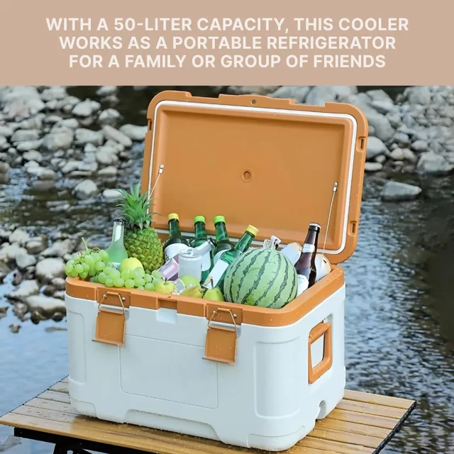 Image of Ice Chest, Camping Ice Cooler  |  “Tundra” by Owleys - view 5 (product view)