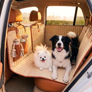 Breathable Dog Car Hammock  |  “Travel Buddy Light” by Owleys
