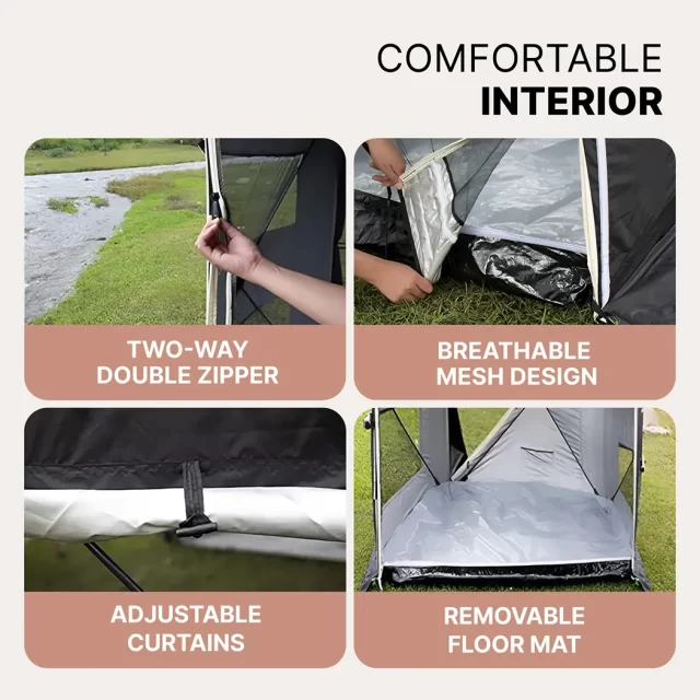 Detailed look at SUV Tent  |  “TailTent” by Owleys - image 4 (product view)