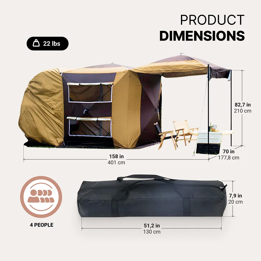 SUV Tent  |  “TailTent” by Owleys - View 6