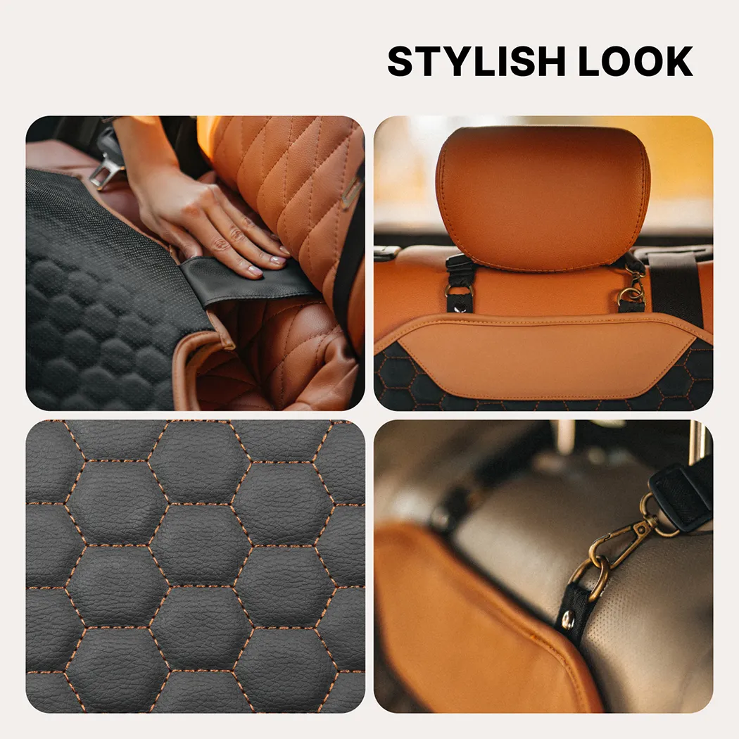 Detailed look at Car Seat Protector Mat  |  “Hexy” by Owleys - image 4 (product view)