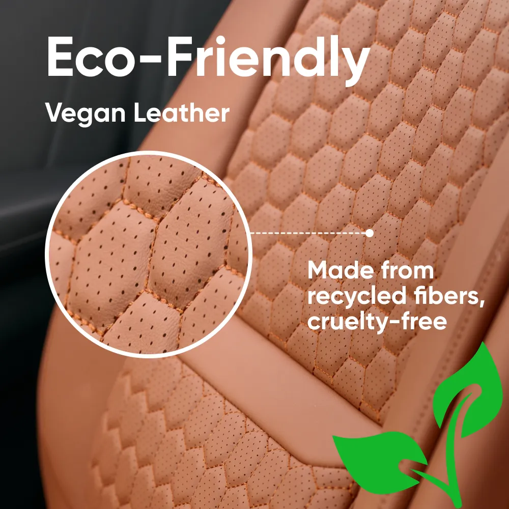 Eco-Leather Car Seat Covers  |  “Harlow” by Owleys - View 2