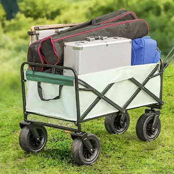 Camping Wagon Cart, Foldable Cart With Wheels