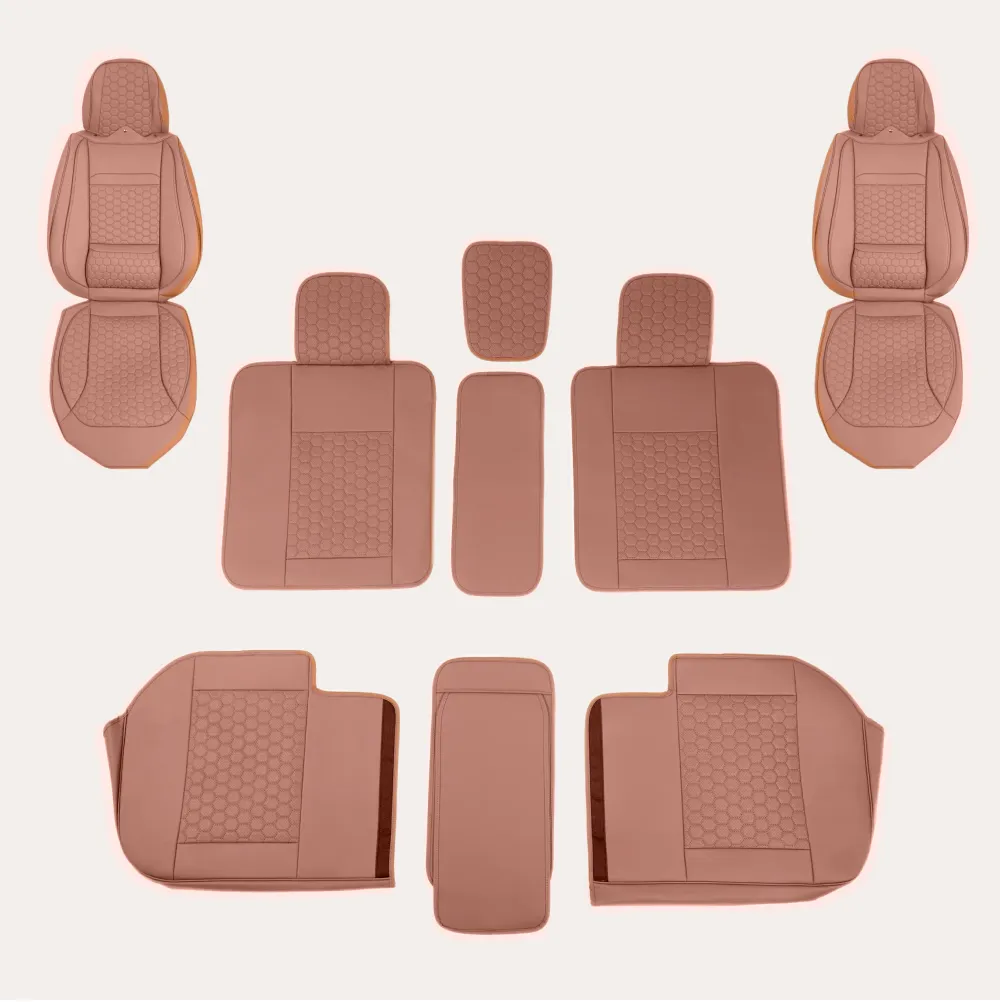 Toyota Sequoia Seat Covers (2008–2025) – Front Seat Custom Fit, Premium Eco-Leather  |  Owleys