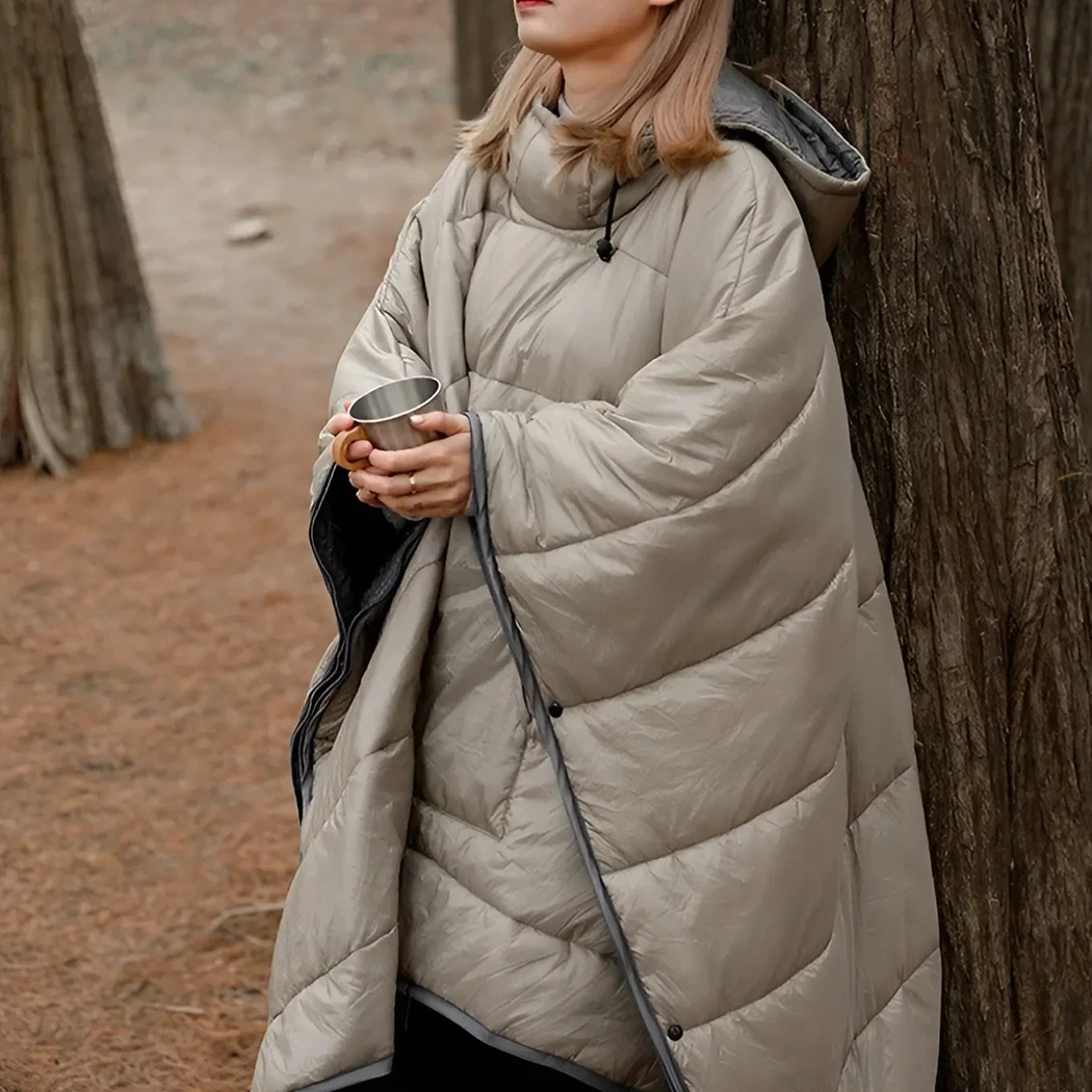 Outdoor Poncho  |  “Wander” by Owleys - View 9