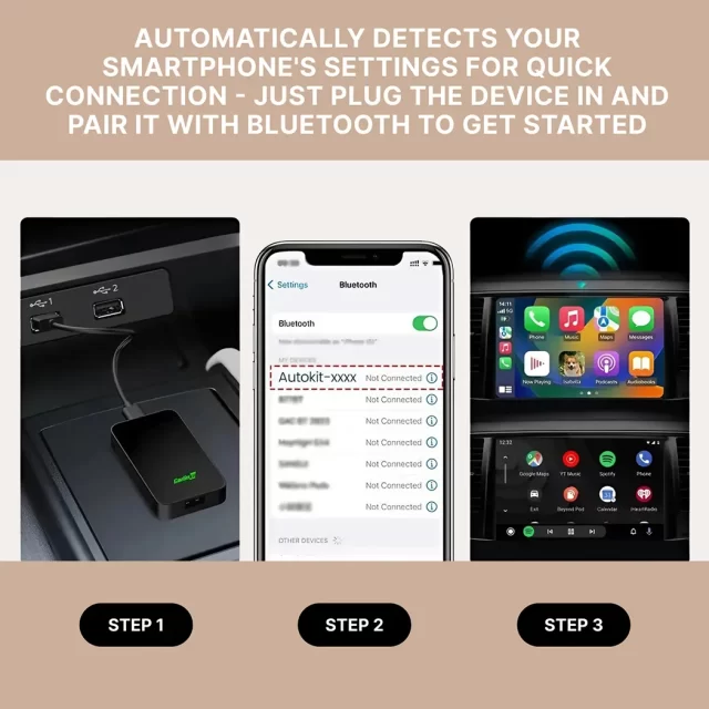 Image of Wireless Android Auto & CarPlay Adapter  |  “Unifyer” by Owleys - view 5 (product view)