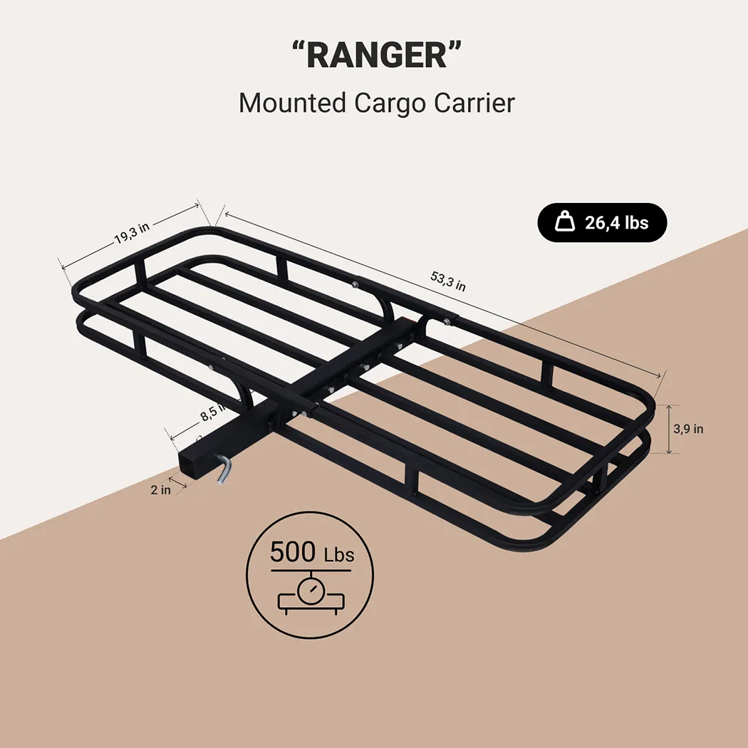 Hitch Cargo Carrier  |  “Ranger” by Owleys in detail - image 1 (product view)