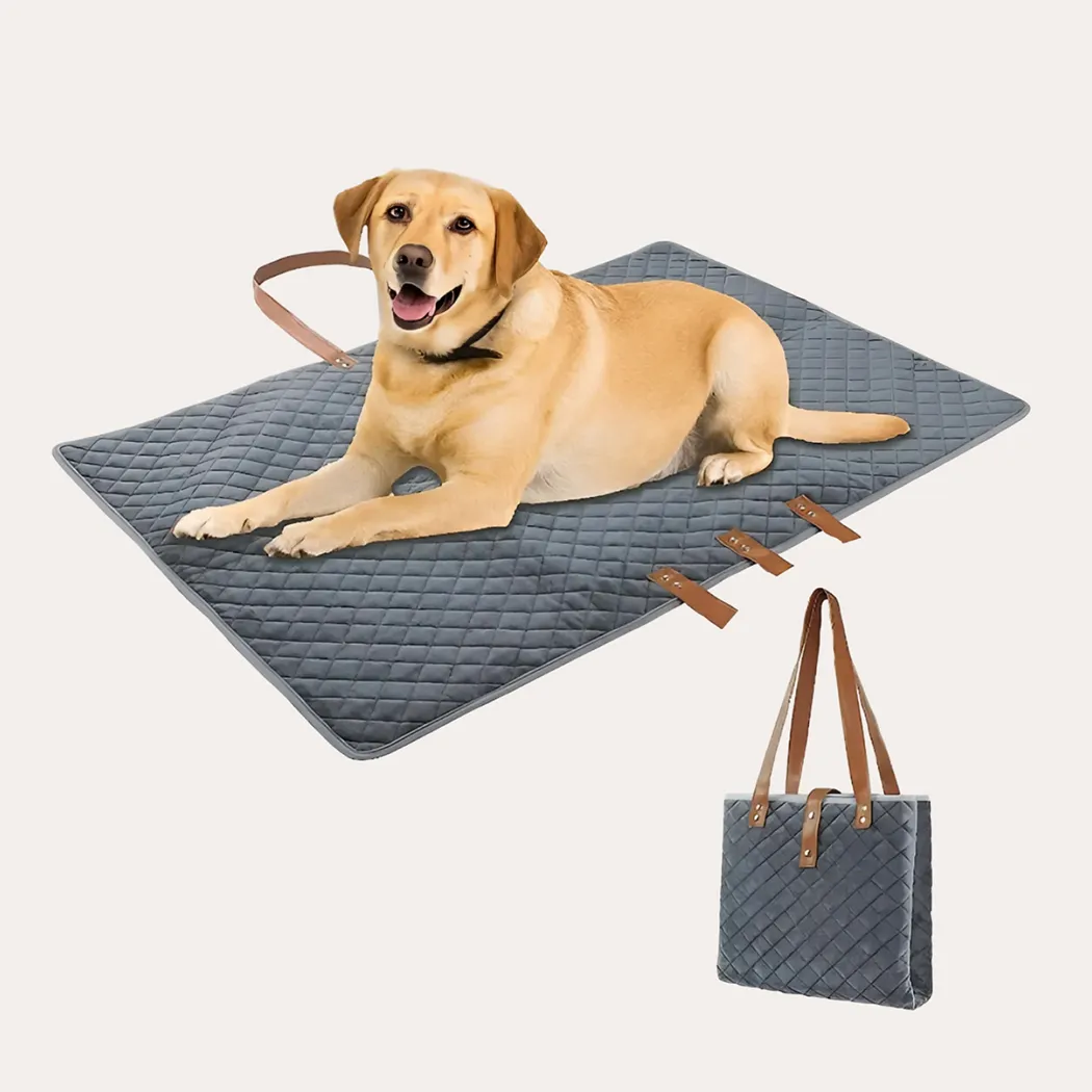 Image of Portable Dog Mat  |  “Pawsome” by Owleys - view 0 (product view)