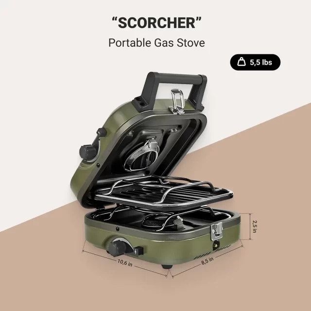 Portable Camping Stove  |  “Scorcher” by Owleys in detail - image 1 (product view)