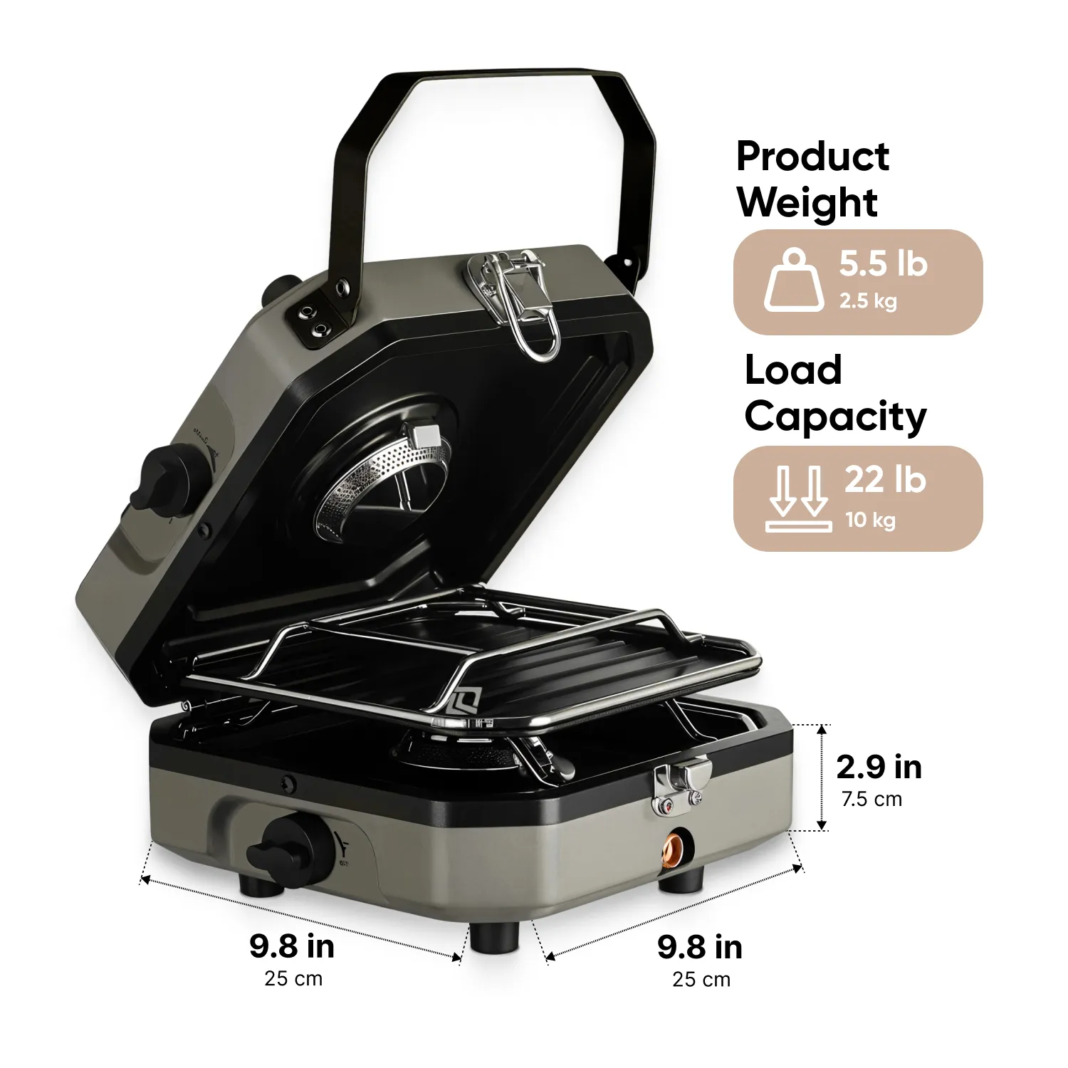 Portable Camping Stove  |  “Scorcher” by Owleys - View 2