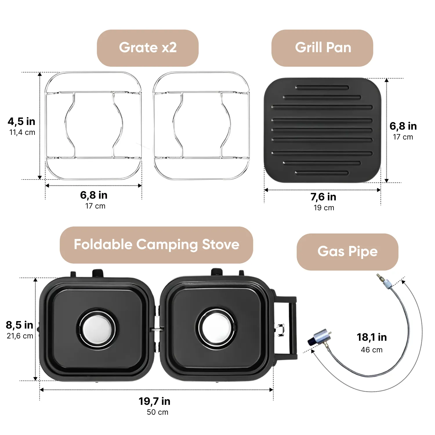 Portable Camping Stove  |  “Scorcher” by Owleys - View 2