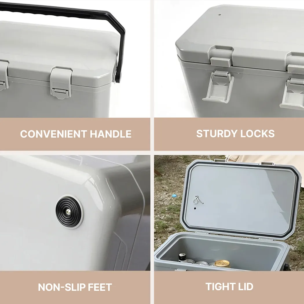 Close-up of Ice Chest, Camping Ice Cooler  |  “Cool Homful” by Owleys - view 2 (product view)