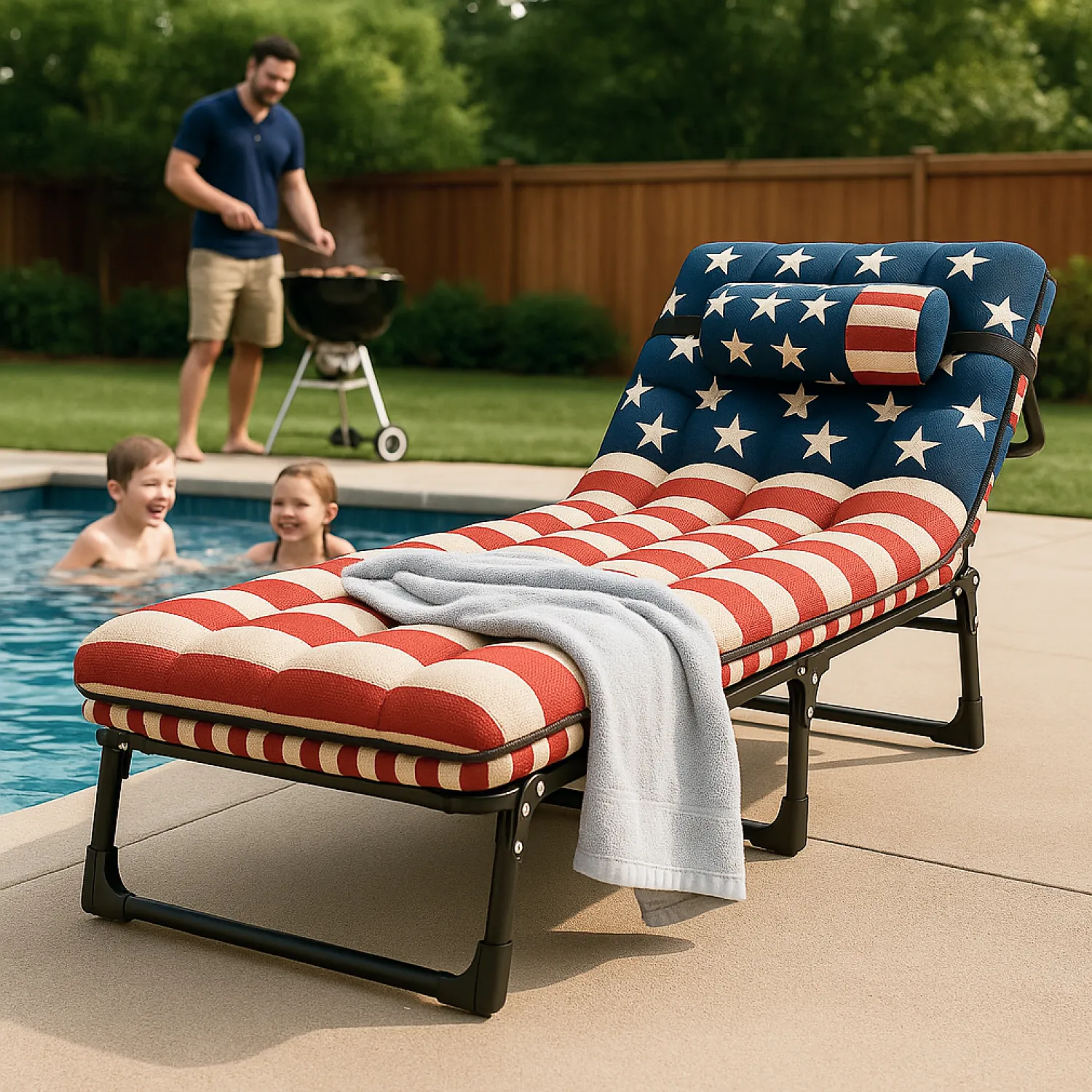 Portable Bed Cot for Adults | “Patriot” by Owleys - View 11