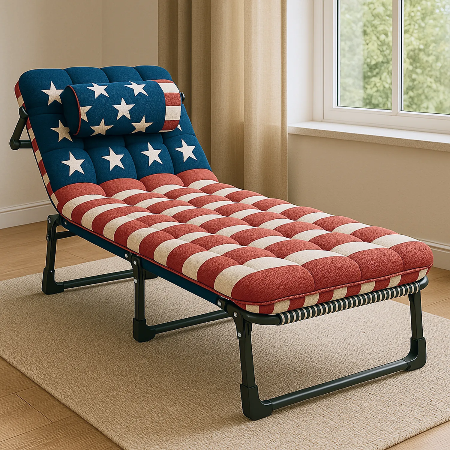 Portable Bed Cot for Adults | “Patriot” by Owleys - View 2