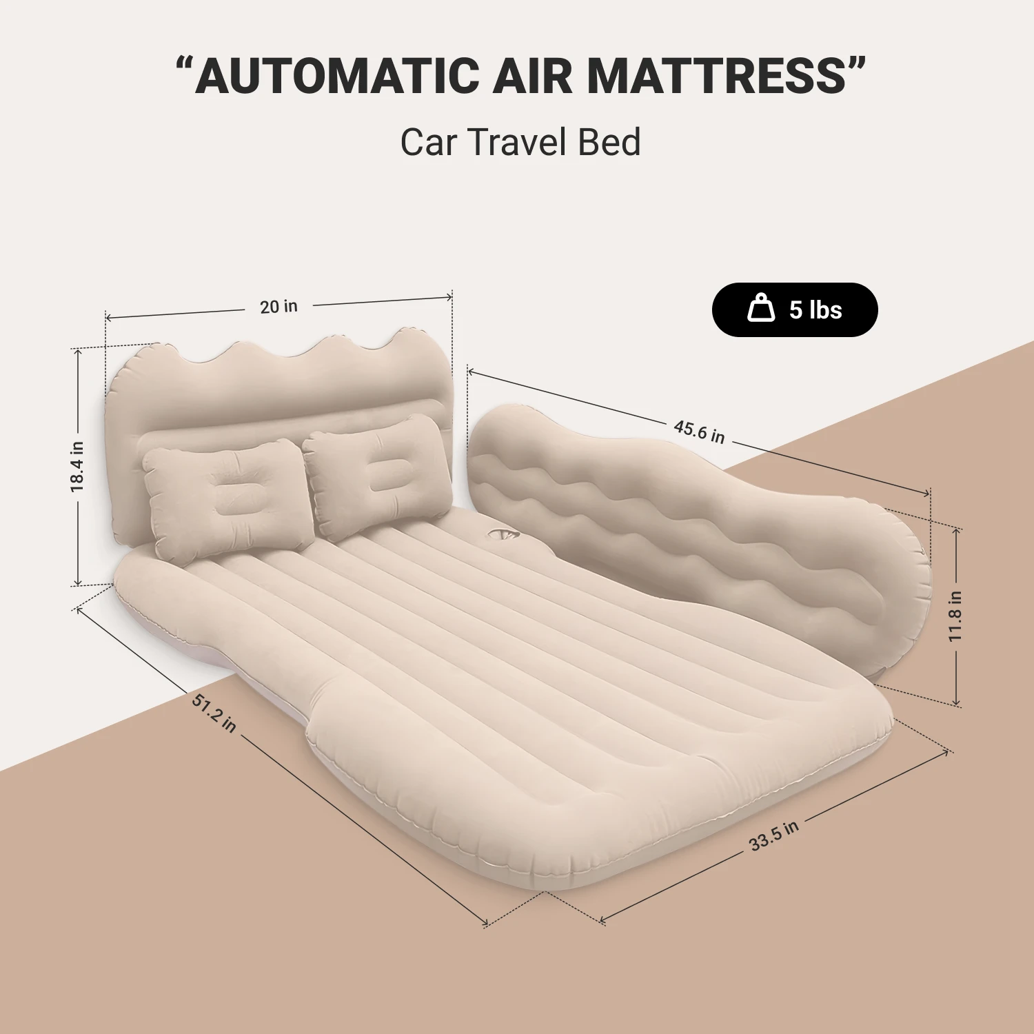 Inflatable Car Mattress  |  Owleys - View 2