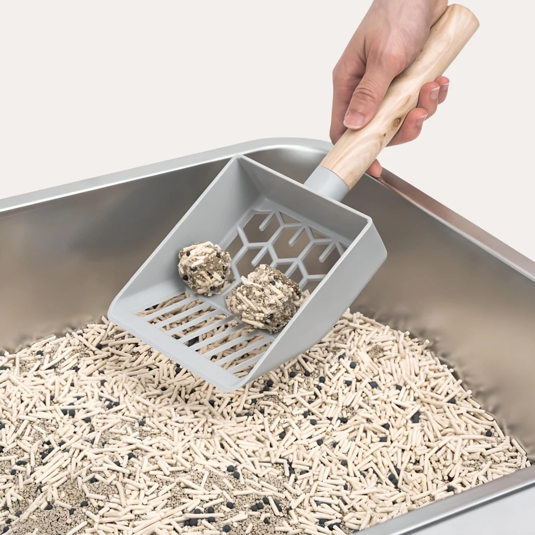 Stainless Steel Cat Litter Box  |  Perfect for Big Cats in detail - image 6 (product view)