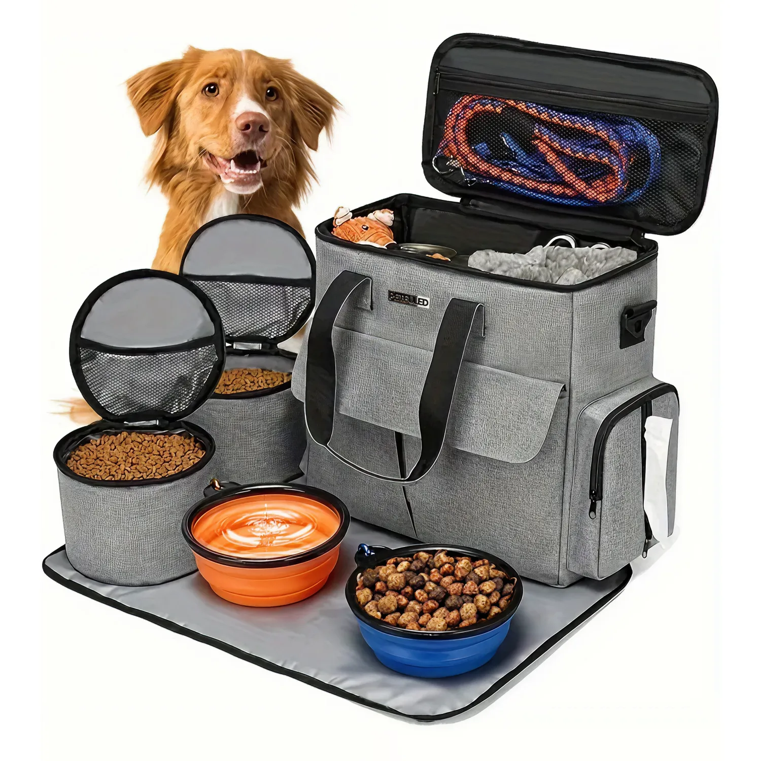Dog Travel Bag  |  “Pawch” by Owleys – Paw Pal Collection - View 9
