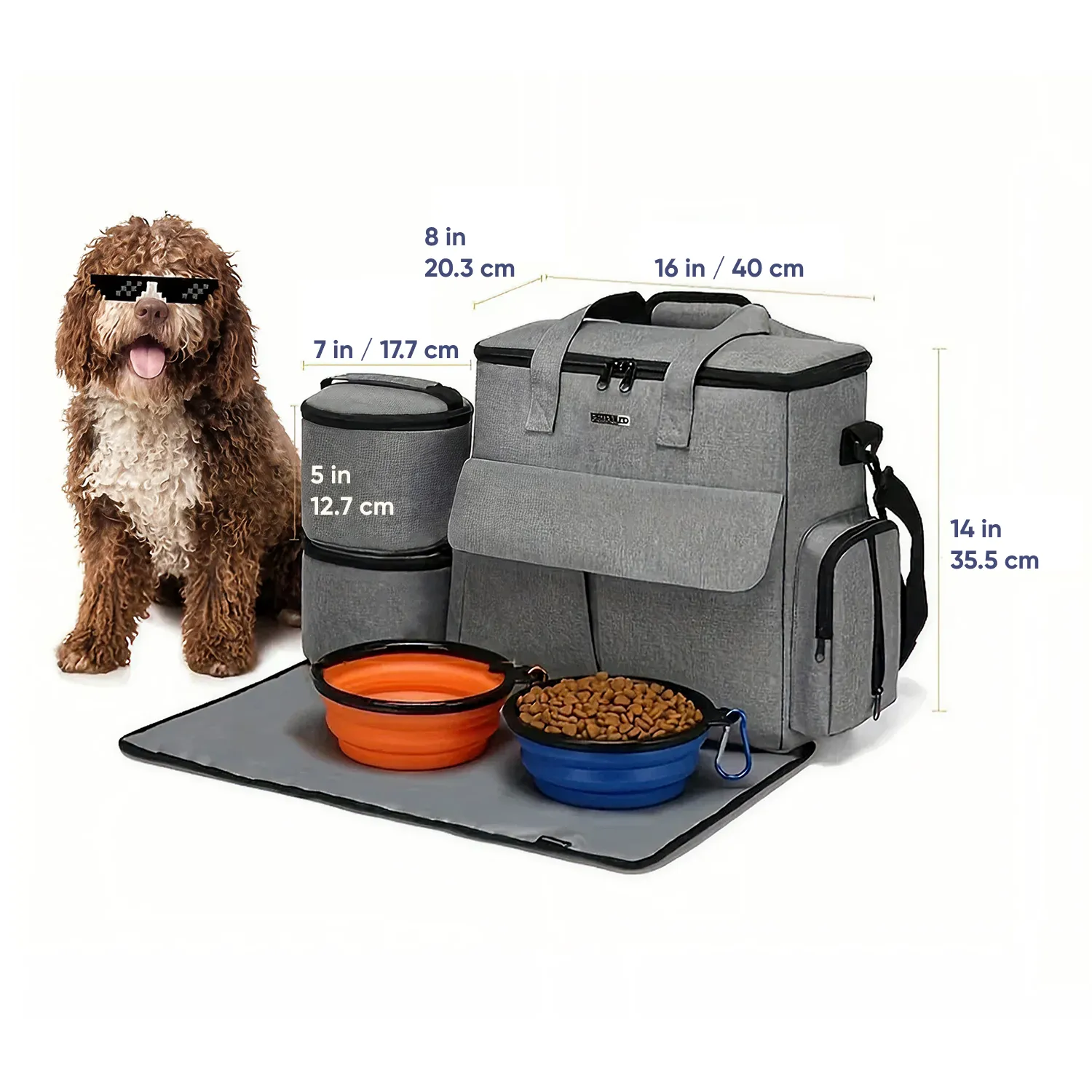 Dog Travel Bag  |  “Pawch” by Owleys – Paw Pal Collection - View 4