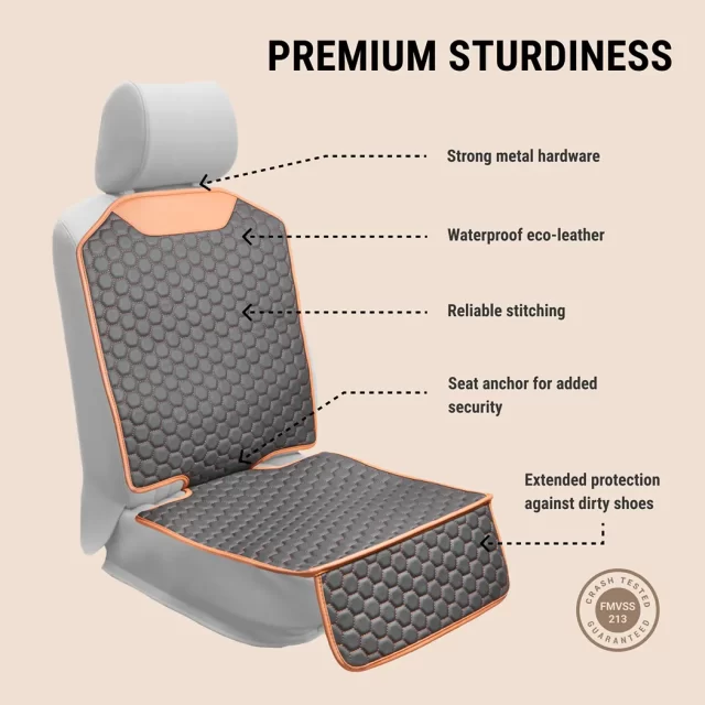 Vehicle Car Seat Covers  |  “Hexy” by Owleys in detail - image 1 (product view)