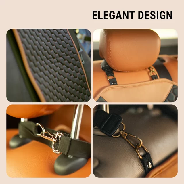 Detailed look at Vehicle Car Seat Covers  |  “Hexy” by Owleys - image 4 (product view)