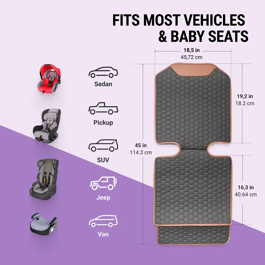 Close-up of Automotive Seat Covers  |  “Hexy” by Owleys - view 2 (product view)