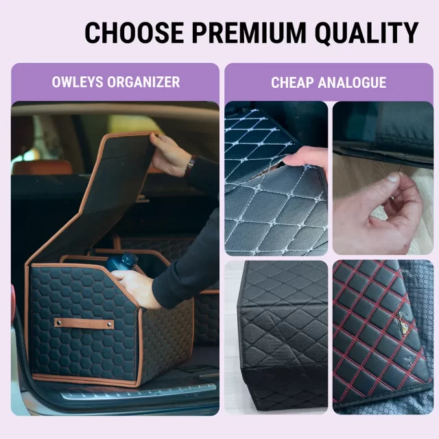 Close-up of SUV Organizer  |  “Hexy” by Owleys - view 7 (product view)