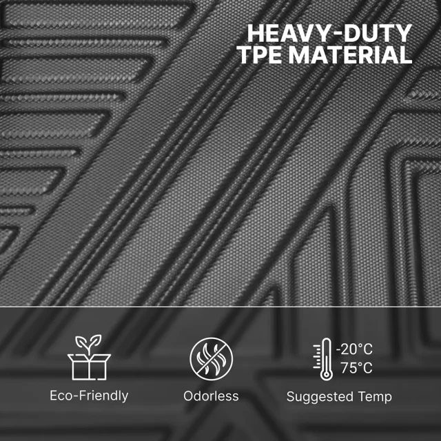 Ford Explorer Floor Mats  |  6-Seater 2023 Model Custom Fit in detail - image 1 (product view)