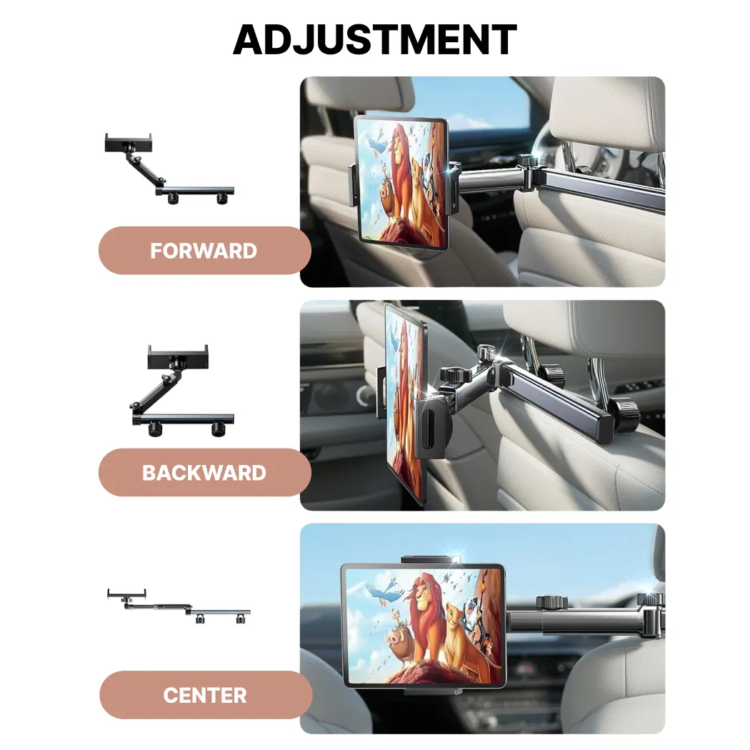 Car Headrest Tablet Holder  |  “Tab Steady” by Owleys - View 6