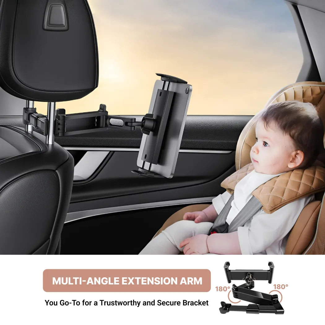 Car Headrest Tablet Holder  |  “Tab Steady” by Owleys - View 12