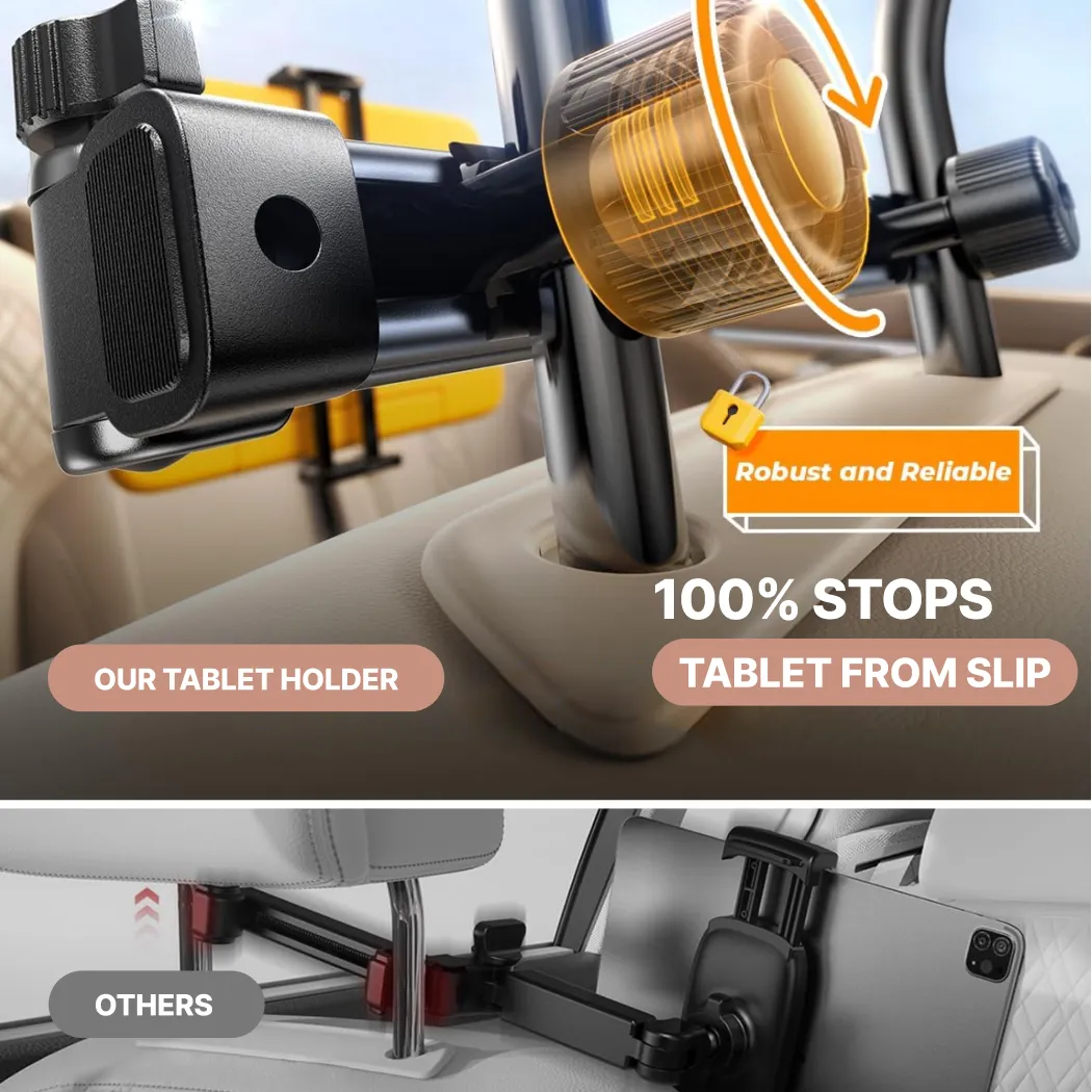 Car Headrest Tablet Holder  |  “Tab Steady” by Owleys - View 10