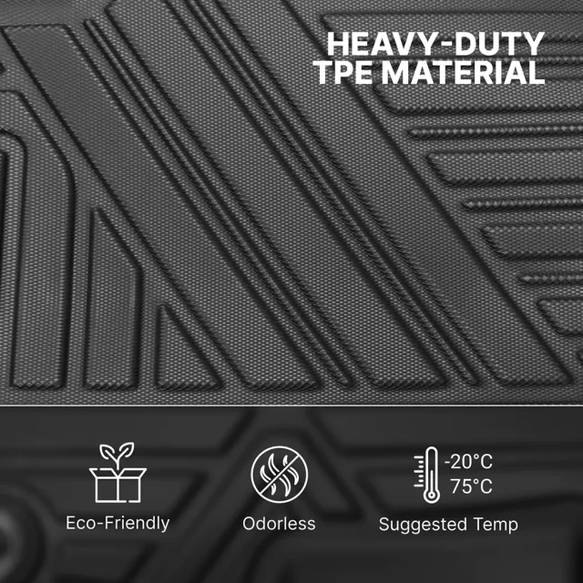 Hyundai Tucson Floor Mats  |  2021-2022 Models Custom Fit in detail - image 1 (product view)