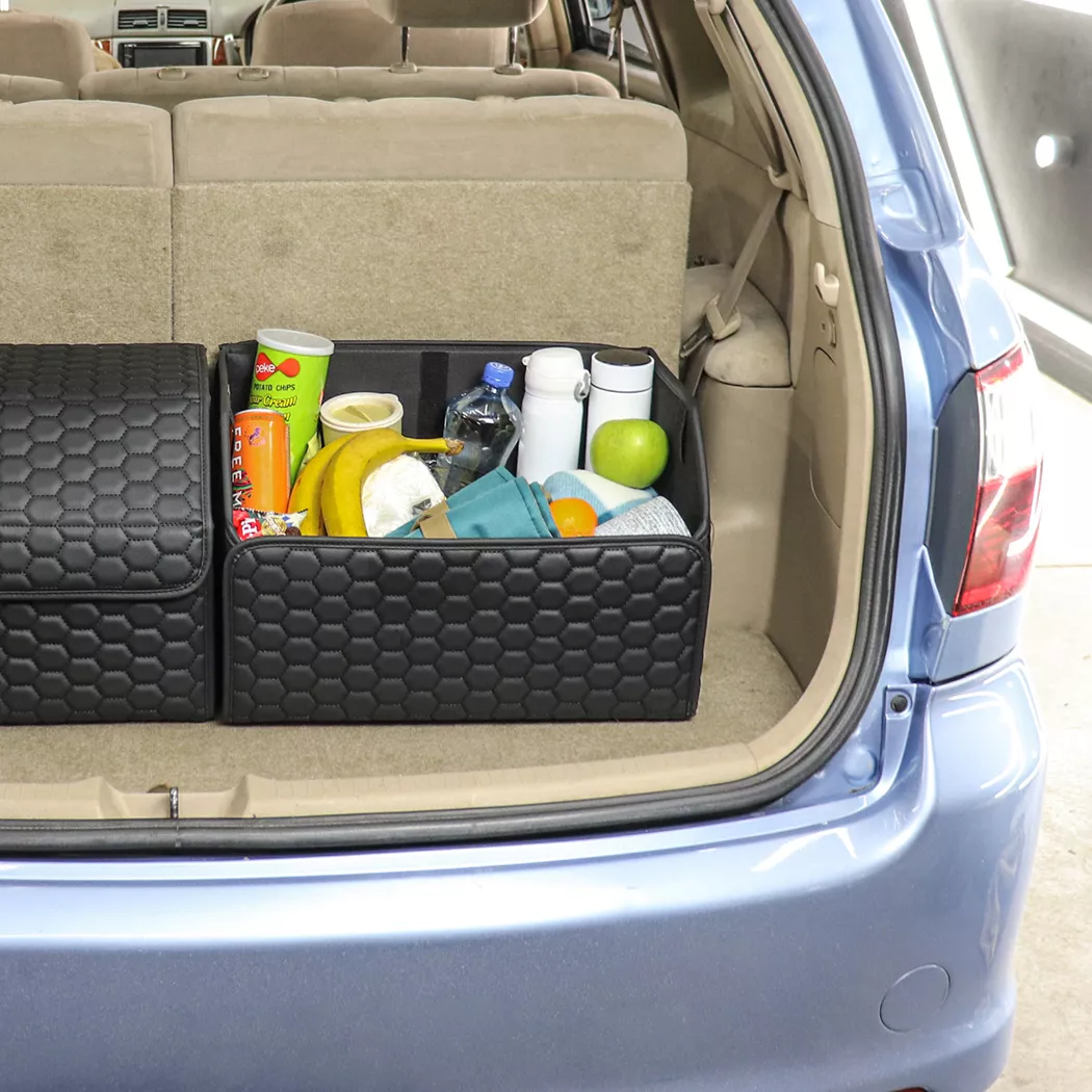 Car Trunk Organizer  |  17.7 in – Black “Hexy” by Owleys product image 8 (product view)