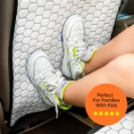 Car Seat Back Protector  |  White “Hexy” by Owleys - View 11