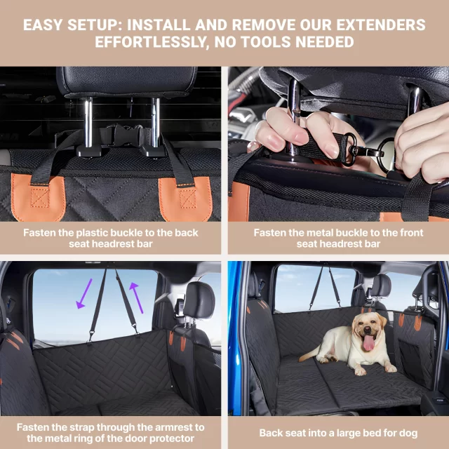 Image of Backseat Extender For Dogs  |  Owleys - view 5 (product view)