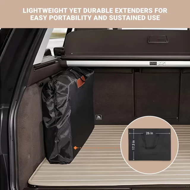 Foam backseat extender best sale