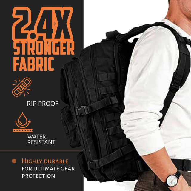 Tactical Backpack  |  “Force Gear” by Owleys in detail - image 1 (product view)