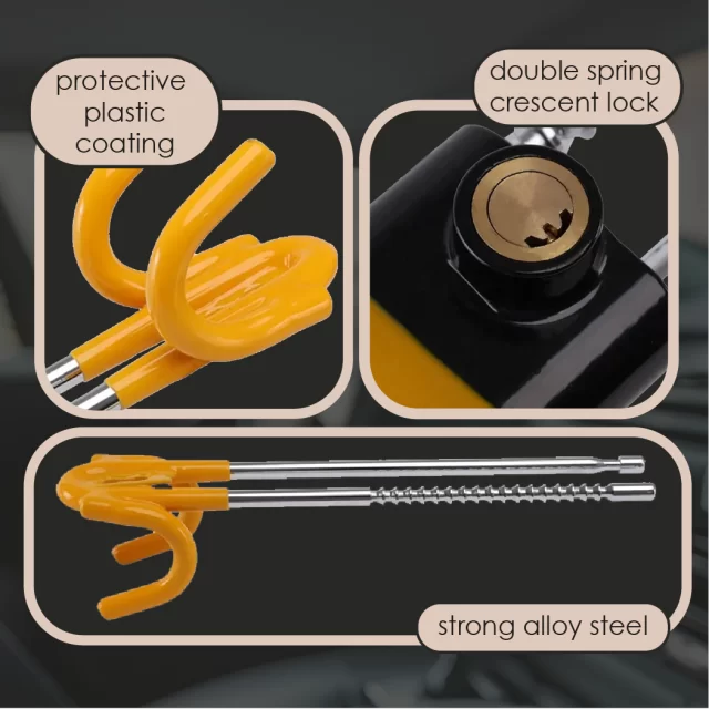 Detailed look at Steering Wheel Lock  |  “Lock Guard” by Owleys - image 4 (product view)