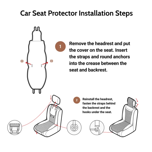 Close-up of Toyota Camry Car Seat Covers  |  Owleys - view 7 (product view)