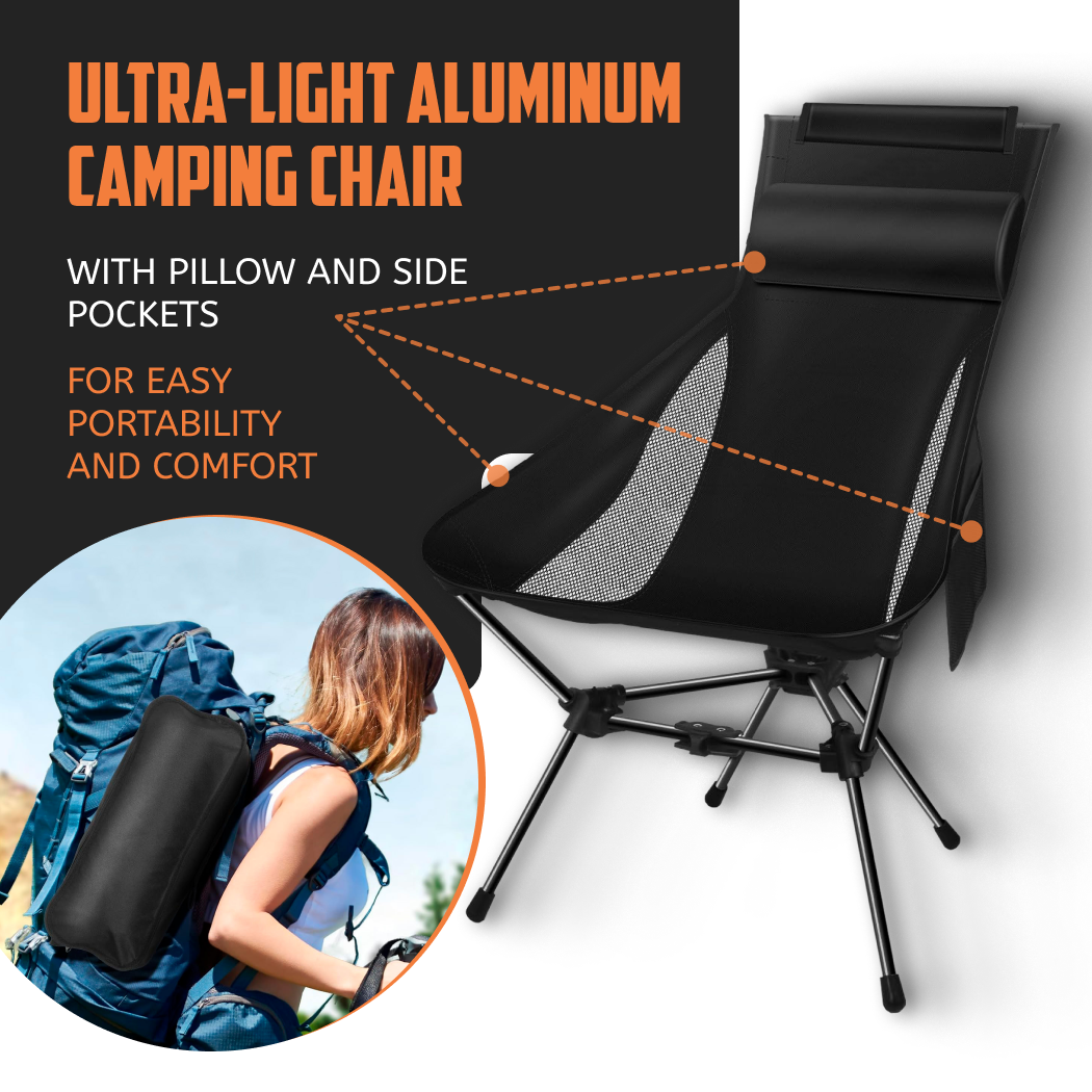 Lightweight Camping Chair  |  “Lawn Chair” by Owleys - View 2