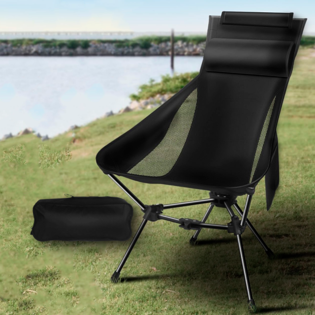 Detailed look at Lightweight Camping Chair  |  “Lawn Chair” by Owleys - image 4 (product view)