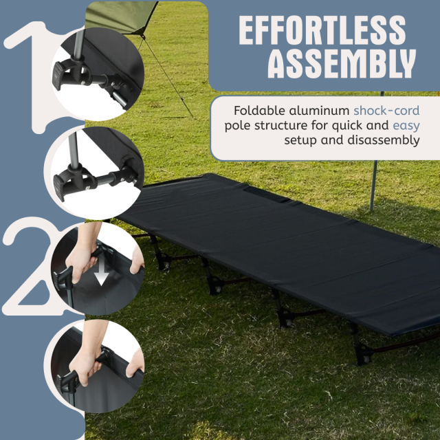 Portable Camping Cot  |  “Hike Rest” by Owleys in detail - image 1 (product view)