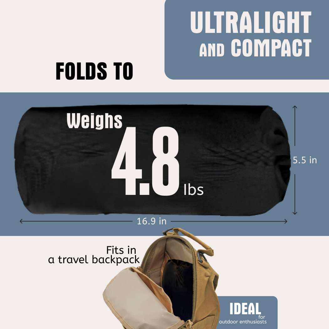 Image of Portable Camping Cot  |  “Hike Rest” by Owleys - view 5 (product view)