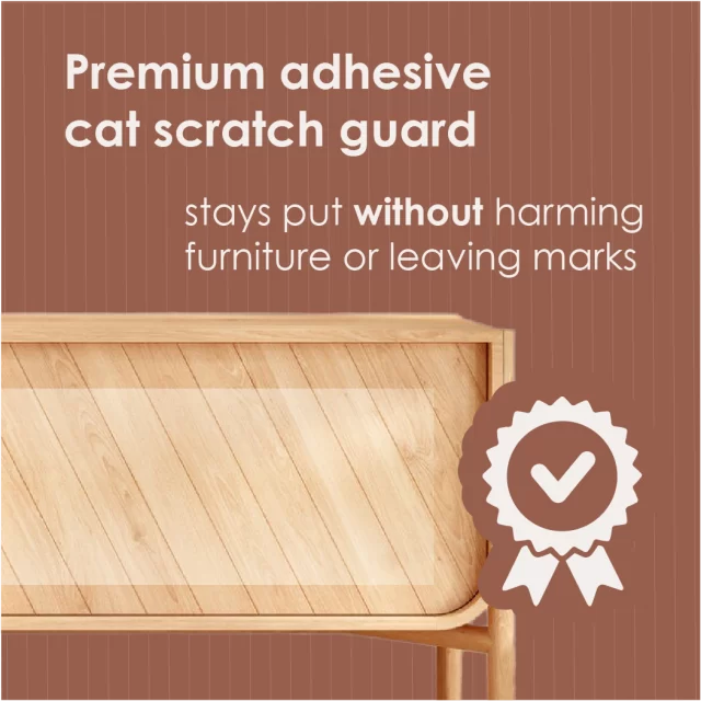 Detailed look at Cat Scratch Furniture Protector  |  “Feline Guard” by Owleys - image 4 (product view)