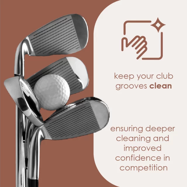 Detailed look at Golf Cleaning Brush  |  “Clean Strike” by Owleys - image 4 (product view)