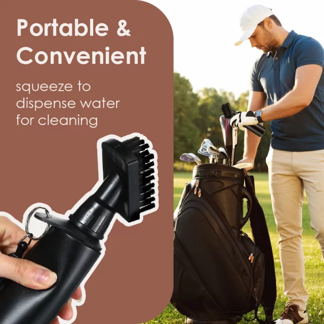 Golf Cleaning Brush  |  “Clean Strike” by Owleys in detail - image 1 (product view)